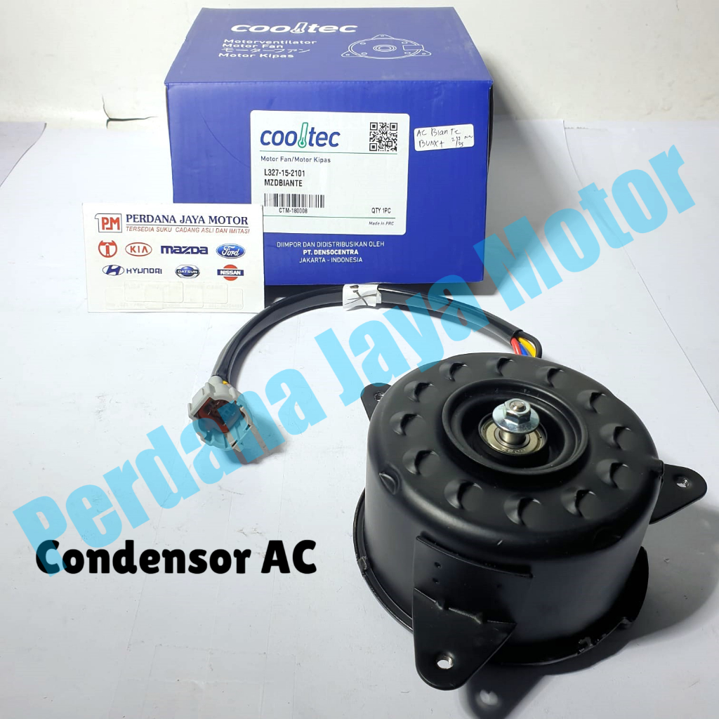 Motor Fan Kipas Radiator Condensor AC Mazda Biante
