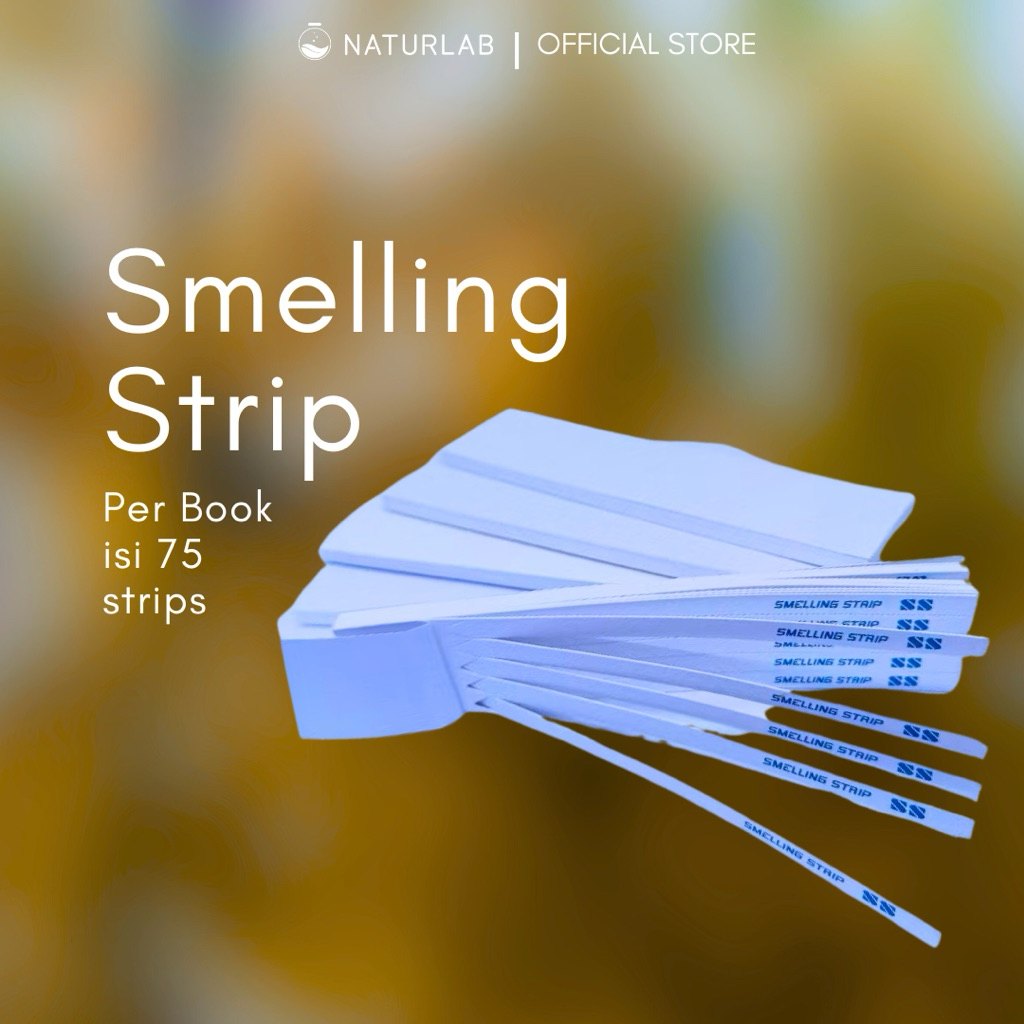 NATURLAB Smelling Strip Book | 75 lembar | Praktis untuk Smelling Aroma | Perfume Maker