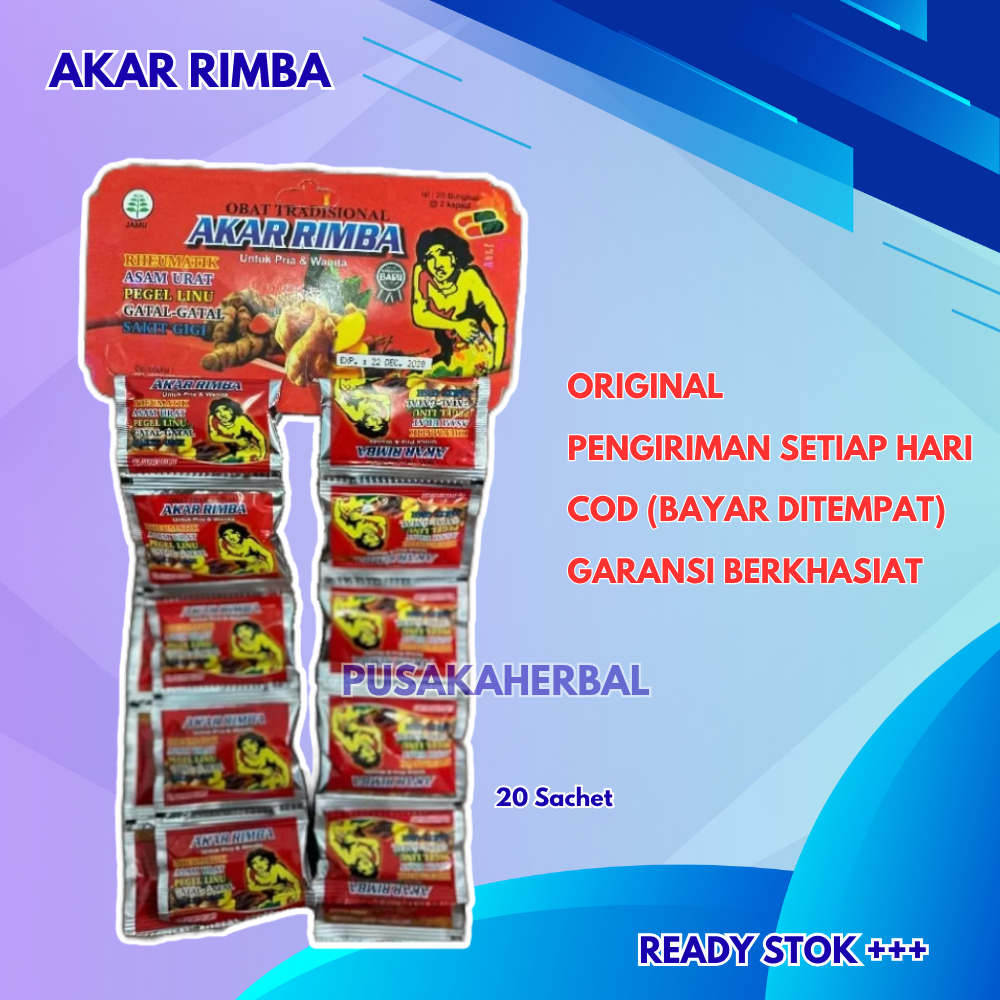 

AKAR RIMBA ORIGINAL KAPSUL 20 SACHET