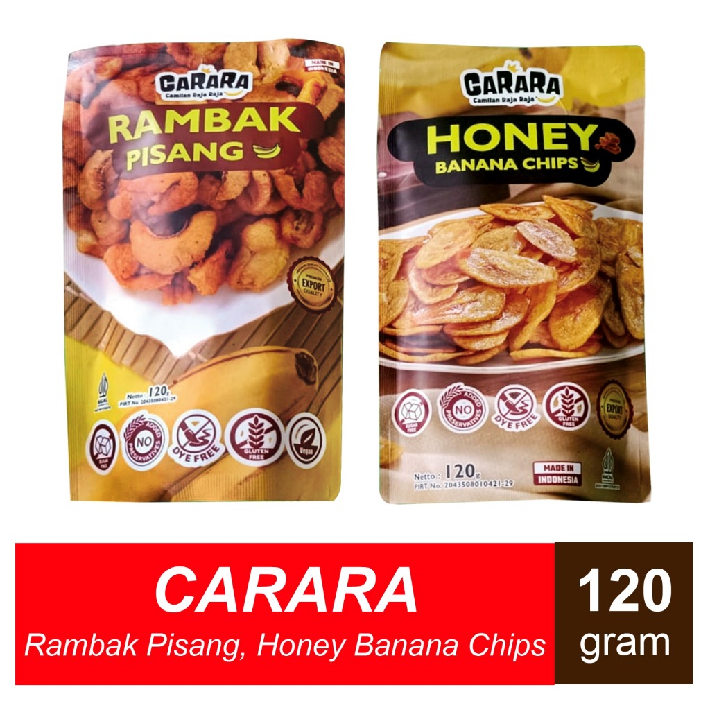 

CARARA Camilan Raja Raja Berat 120gr Exp September 2026 PROMO HALAL
