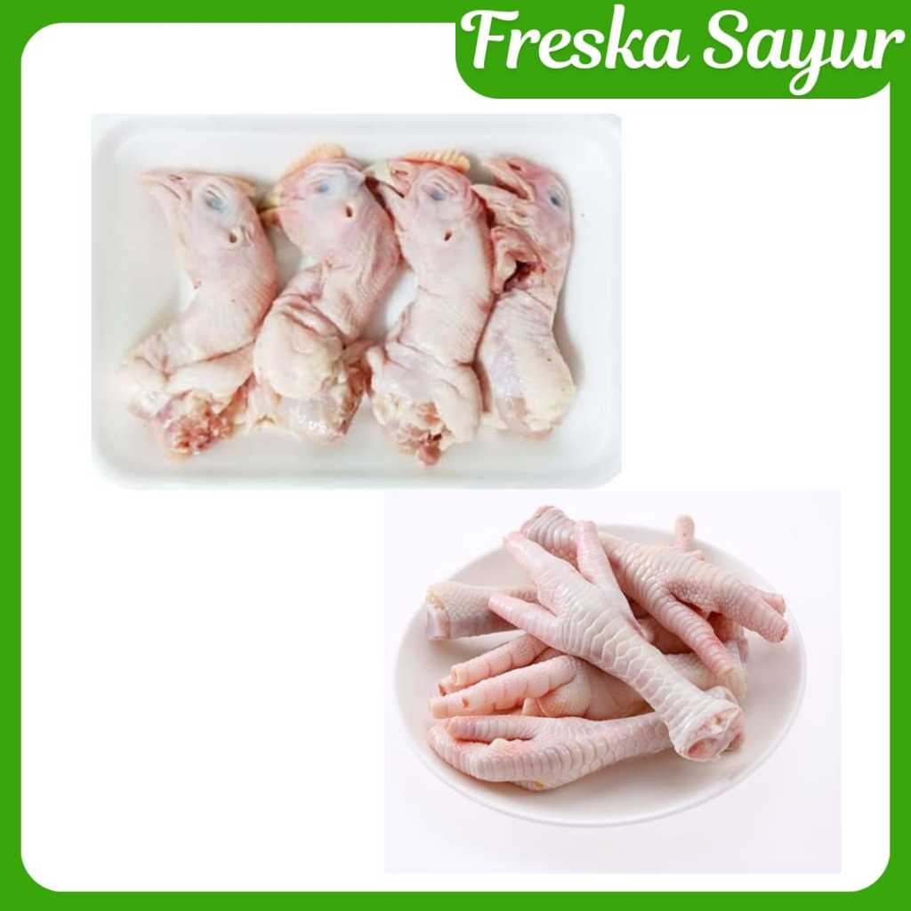 

Paket Bundling | Ceker Ayam + Kepala Ayam Fresh 500 gr