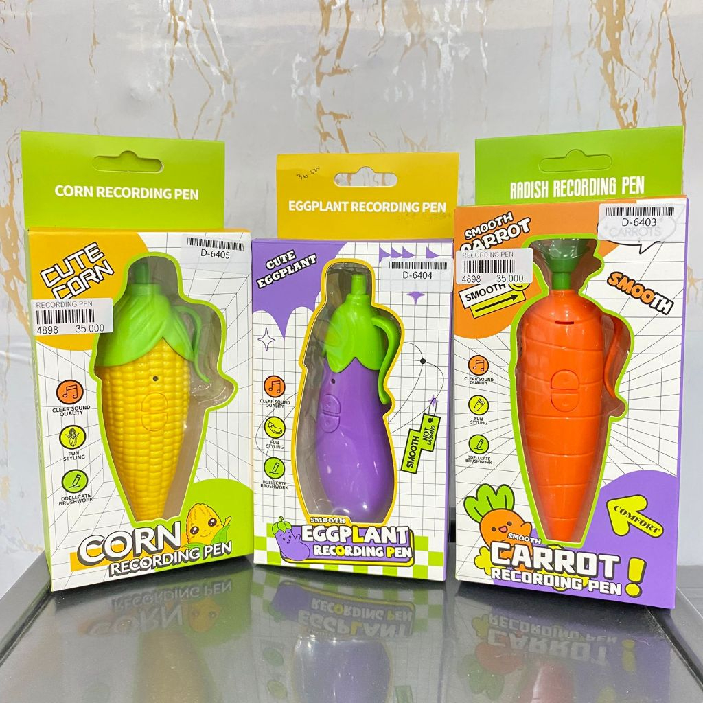 

Pena Lucu Karakter | Eggplant Pen ABS - Alat Tulis Unik Buat Menulis & Menggambar Bisa Rekaman