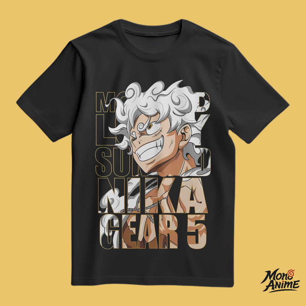 Kaos Luffy Nika Gear 5 - One Piece