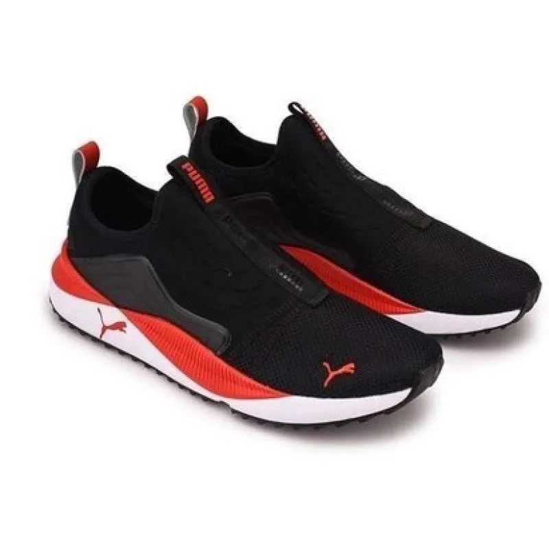 Sepatu Sneakers Pacer Future Slipon Puma Black-Burnt Red 382230 13