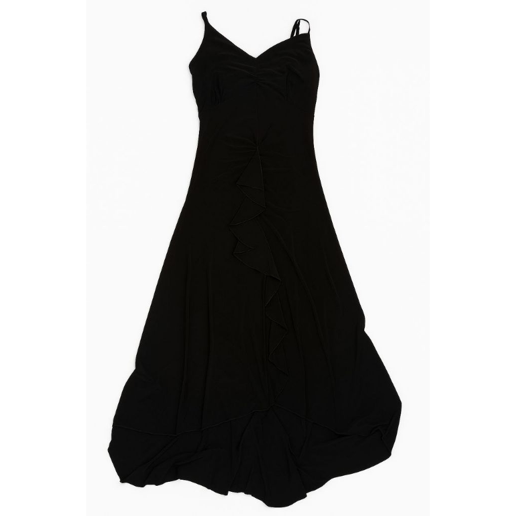 Preloved Dress Hitam Panjang Wanita