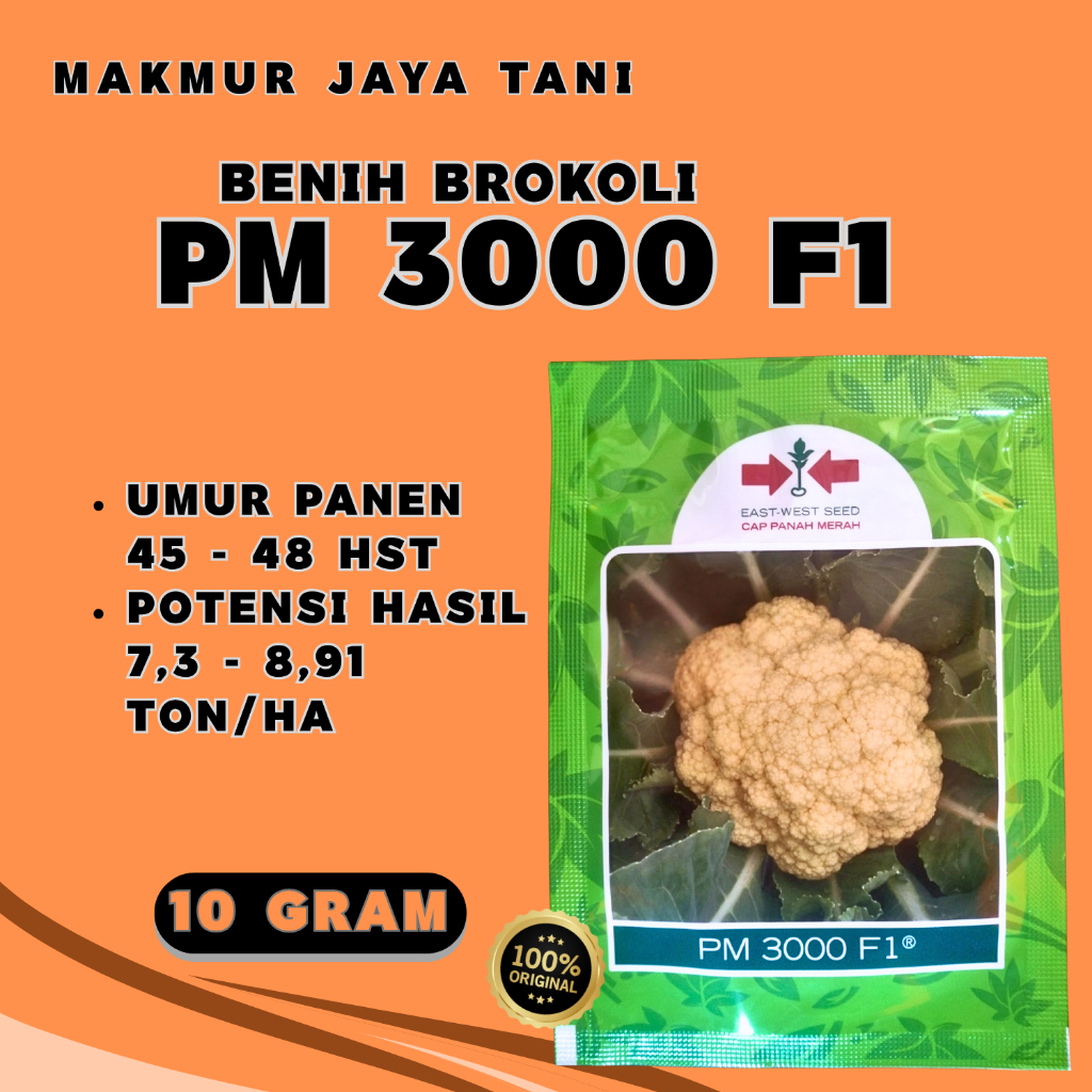 BENIH BROKOLI PM 3000 F1 CAP PANAH MERAH
