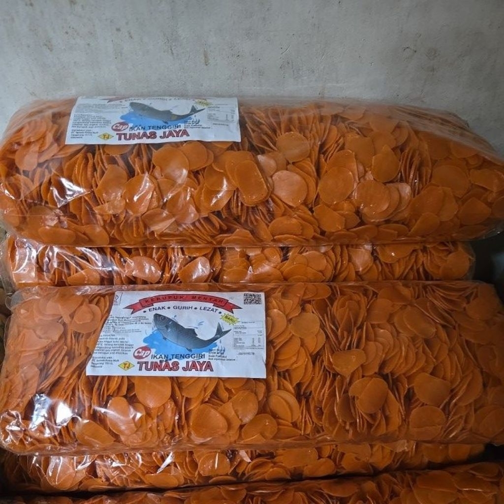 

kerupuk ikan tenggiri tunas jaya isi 3kg