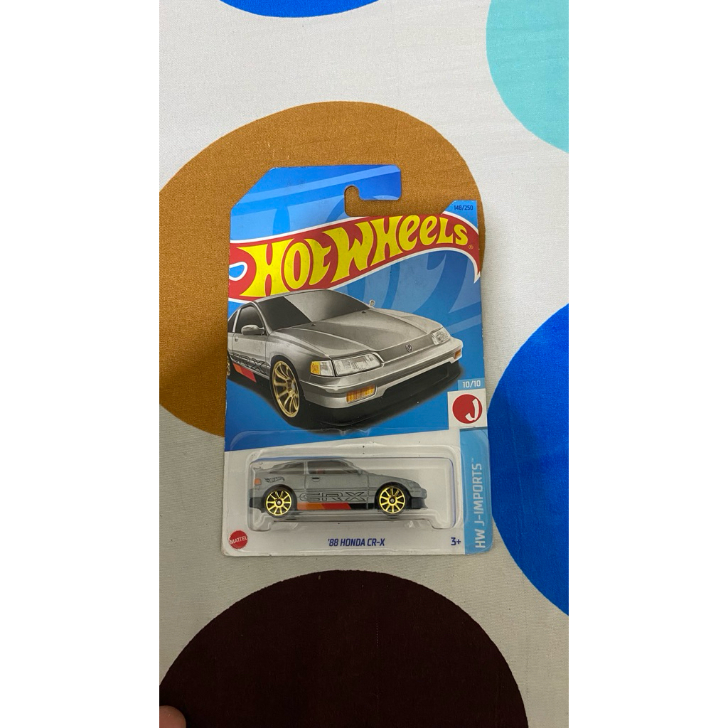 Hotwheels Honda CR-X Silver