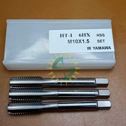 hand tap set yamawa japan 10 x 1.5 / HAND TAP YAMAWA M10X1,5 ORIGINAL JAPAN