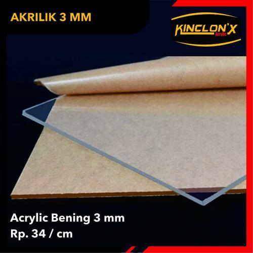 

3mm Acrylic/akrilic bening/warna /Pertamina Custom ukuran bebas