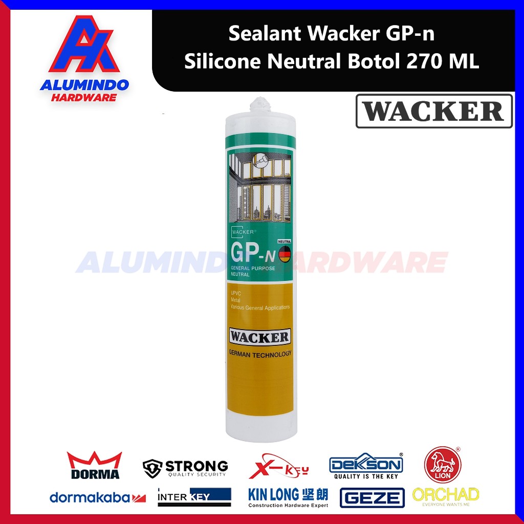 Lem WACKER GPN sealant netral silicone neutral