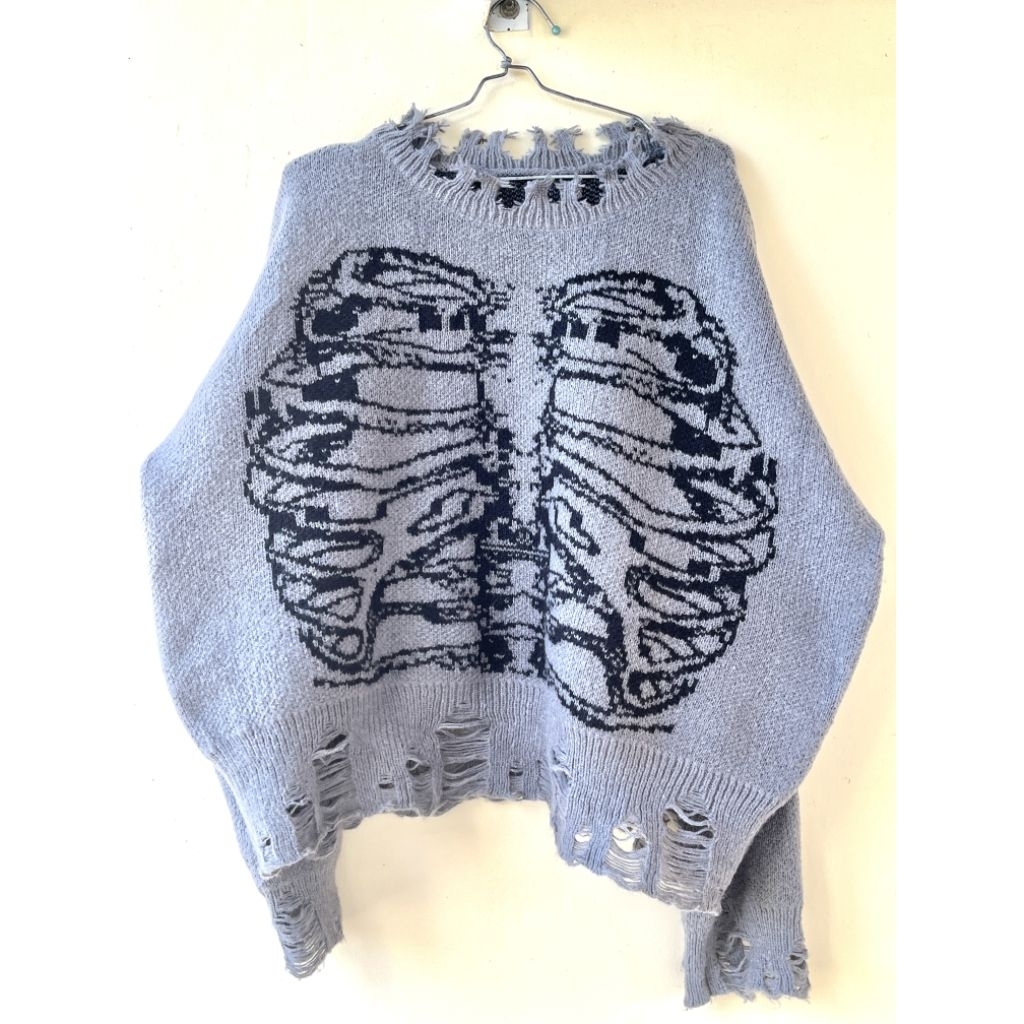 Knitwear Rajut Cuttingan Boxy