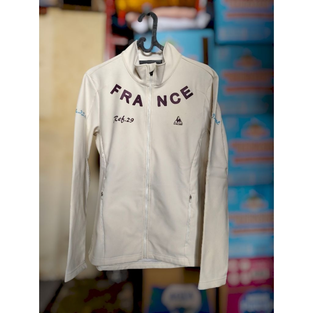 JACKET TRACKTOP LECOOQ FRANCE FUL EMBOSS TERBAIK