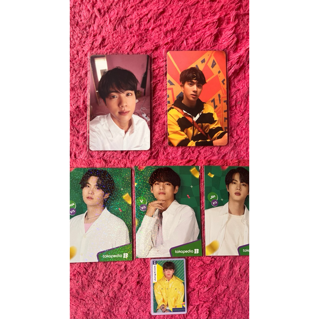 Official Photocard Jin Postcard Jungkook Suga V Taehyung Seokjin PC Love Yourself Her Album L E Vers