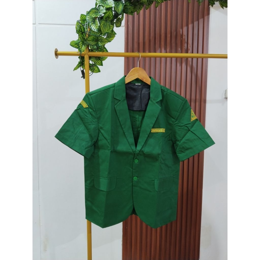 Jas Ansor almamater Atasan ansor lengan pendek Kancing 2 Navara