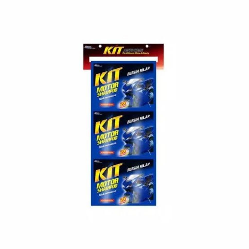 KIT Motor Shampoo Biru Sachet