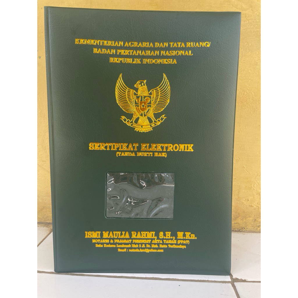 

SAMPUL SERTIFIKAT ELEKTRONIK WARNA BISA REQUEST SESUAI KEBUTUHAN