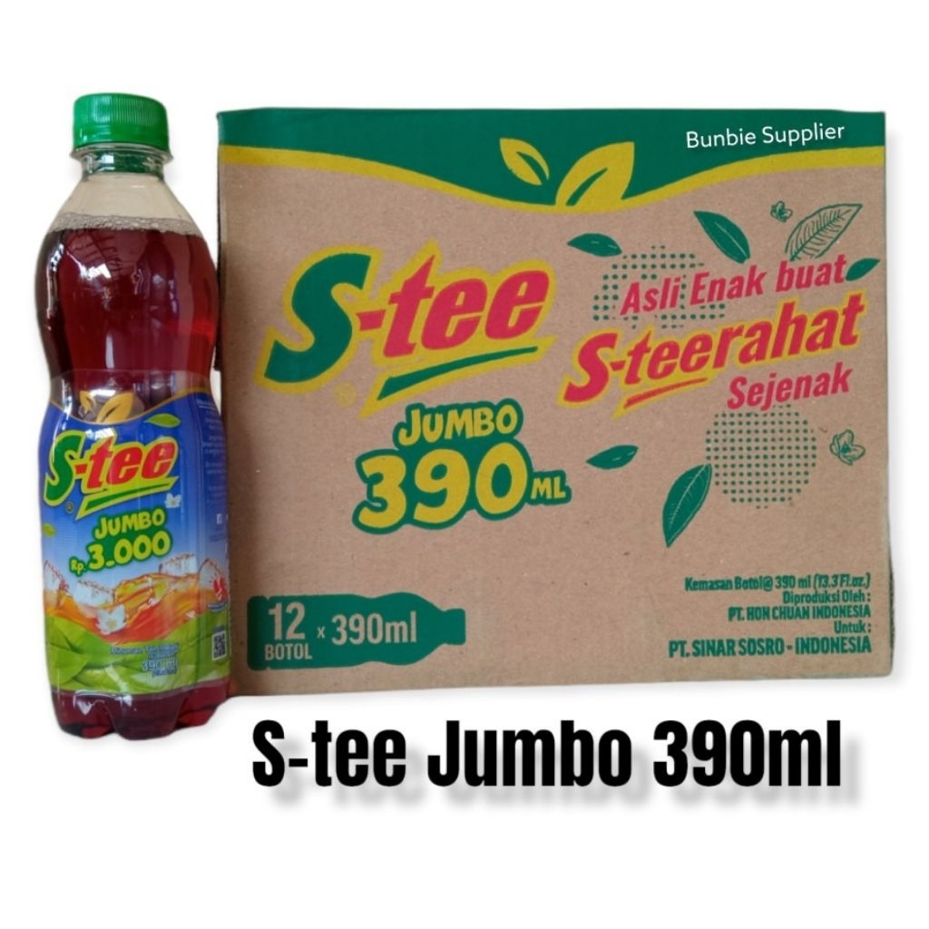 

TERMURAH!!MINUMAN S-TEE BOTOL_PET&KOTAK@390ML&200ML(ISI12BOTOL/PERDUS)&(ISI24/PERDUS)