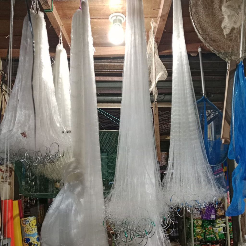 Jaring bentang ikan/Rengge 2 ½ dan 3 inchi 10 meter