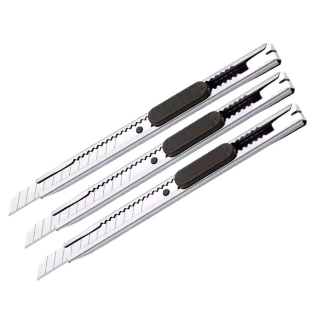 

( PCK ) Pisau Cutter Mini / Kecil Besi Kater Stainless stel