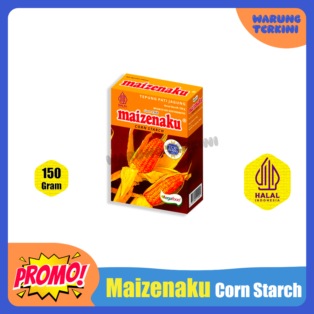 

Maizena Tepung Pati Jagung Asli 150 Gr