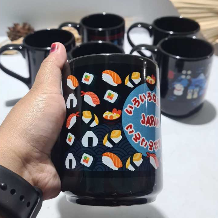 Sablon Mug Full Color Custom | Cetak Mug Souvenir Aesthetetic | Satuan atau Grosir | Pancawarna Prin
