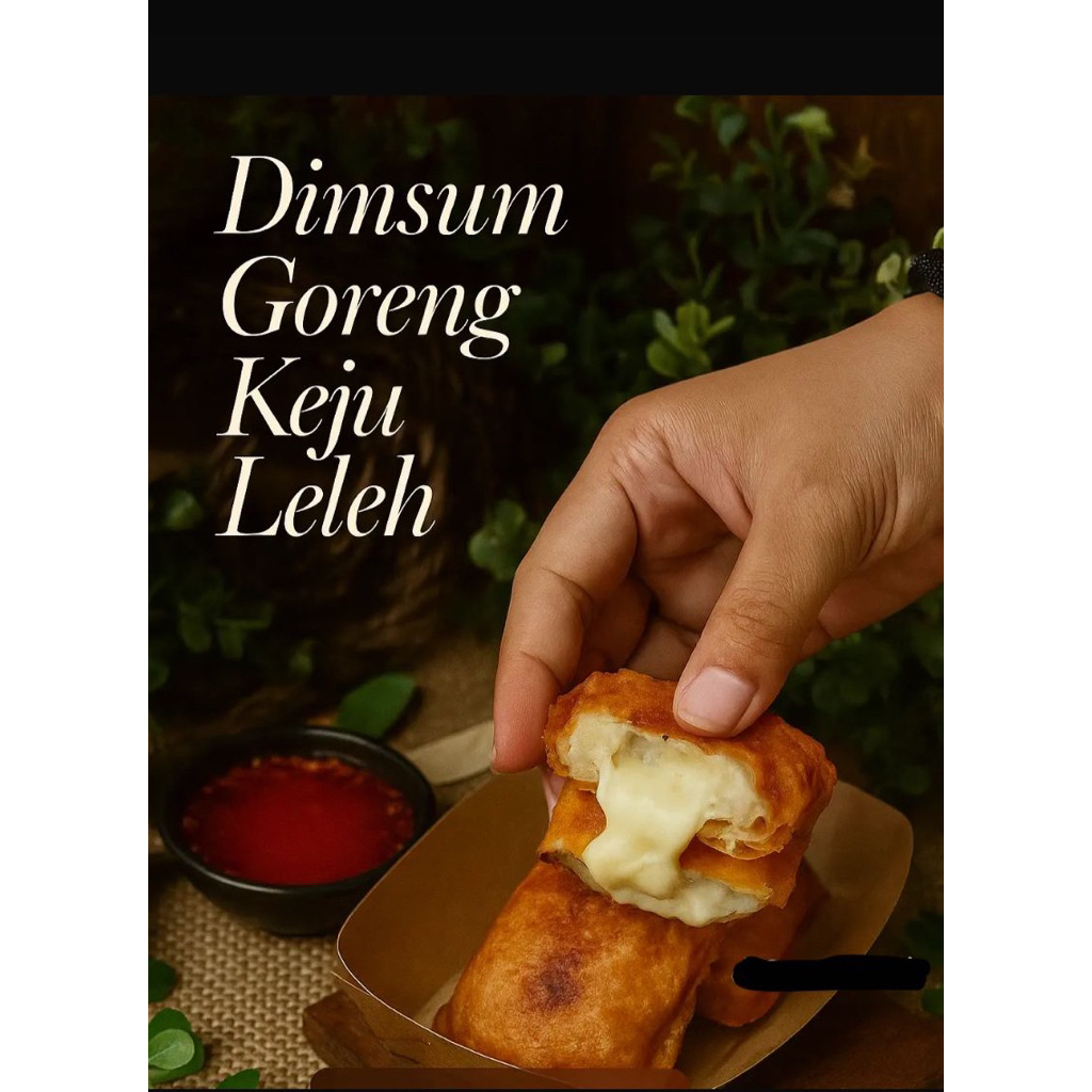 

Dimsum goreng keju leleh
