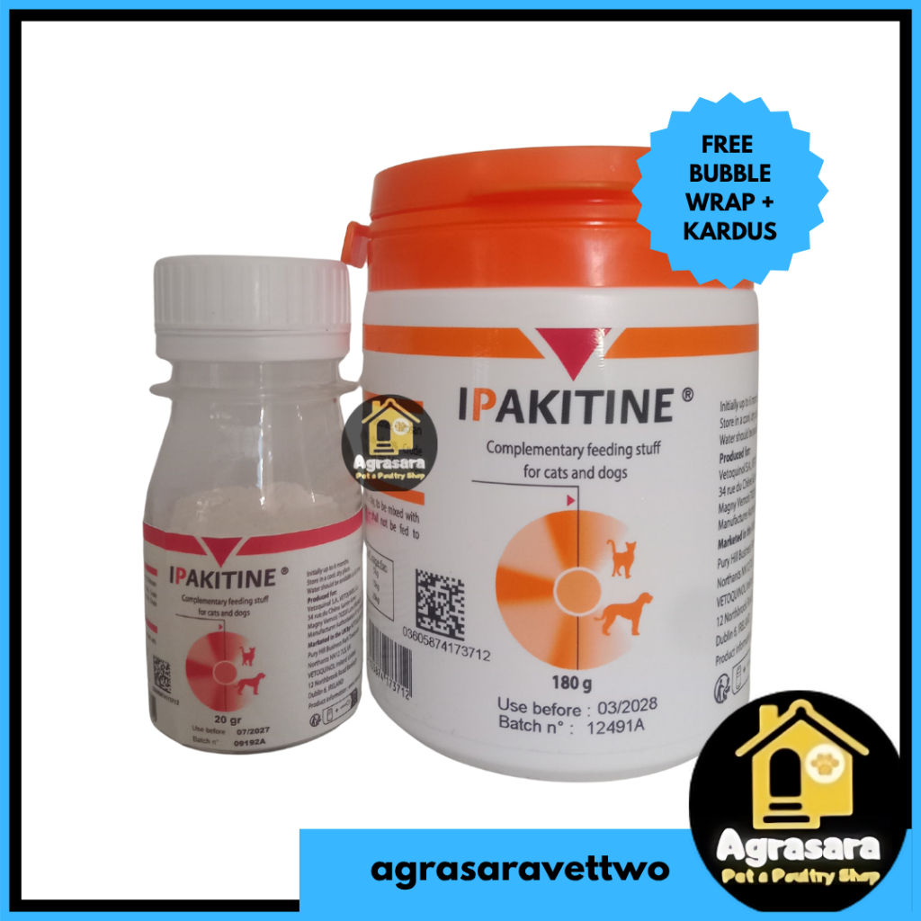 Ipakitine Vetoquinol - Suplemen Ginjal Anjing Kucing
