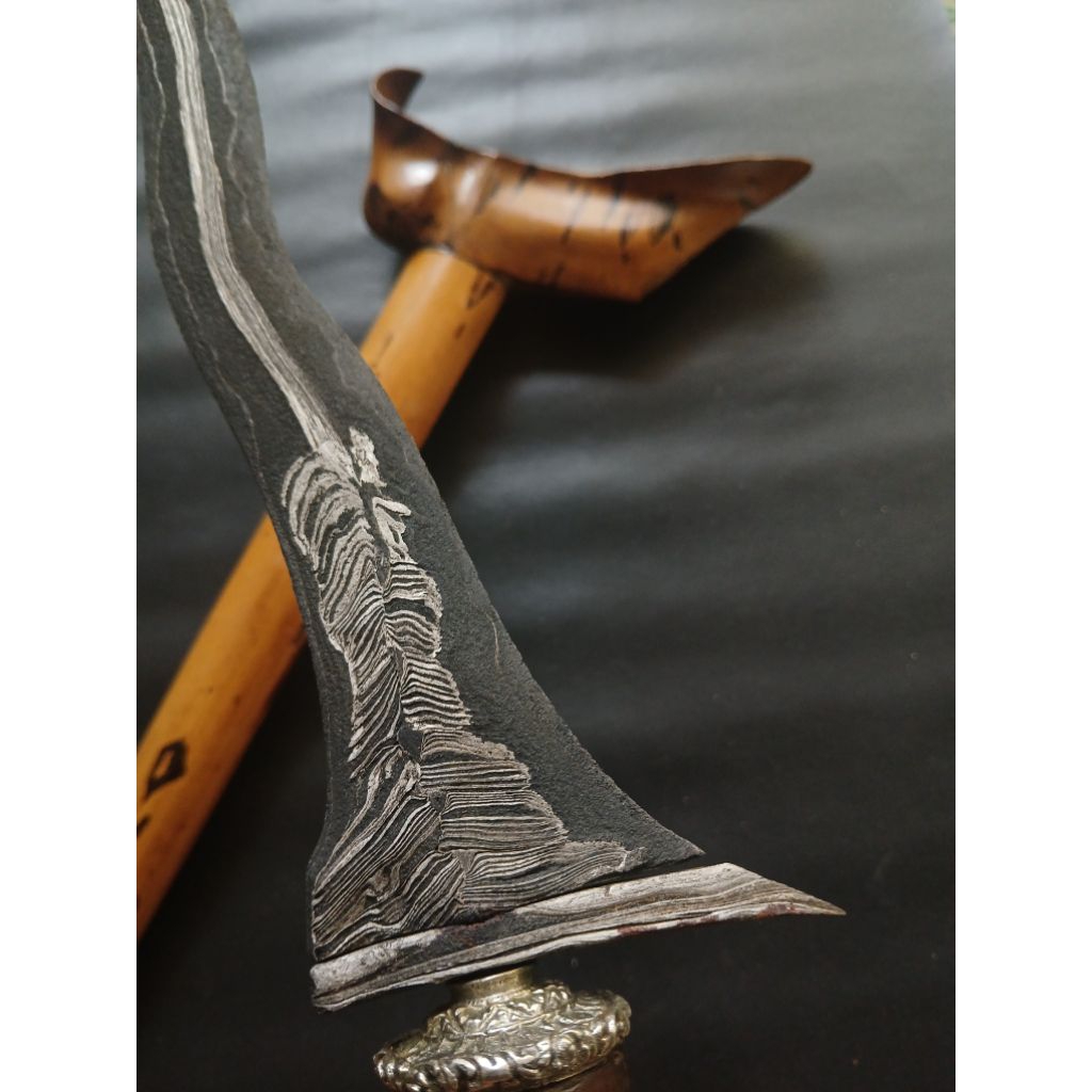 keris pusaka jangkung dwi warna murah