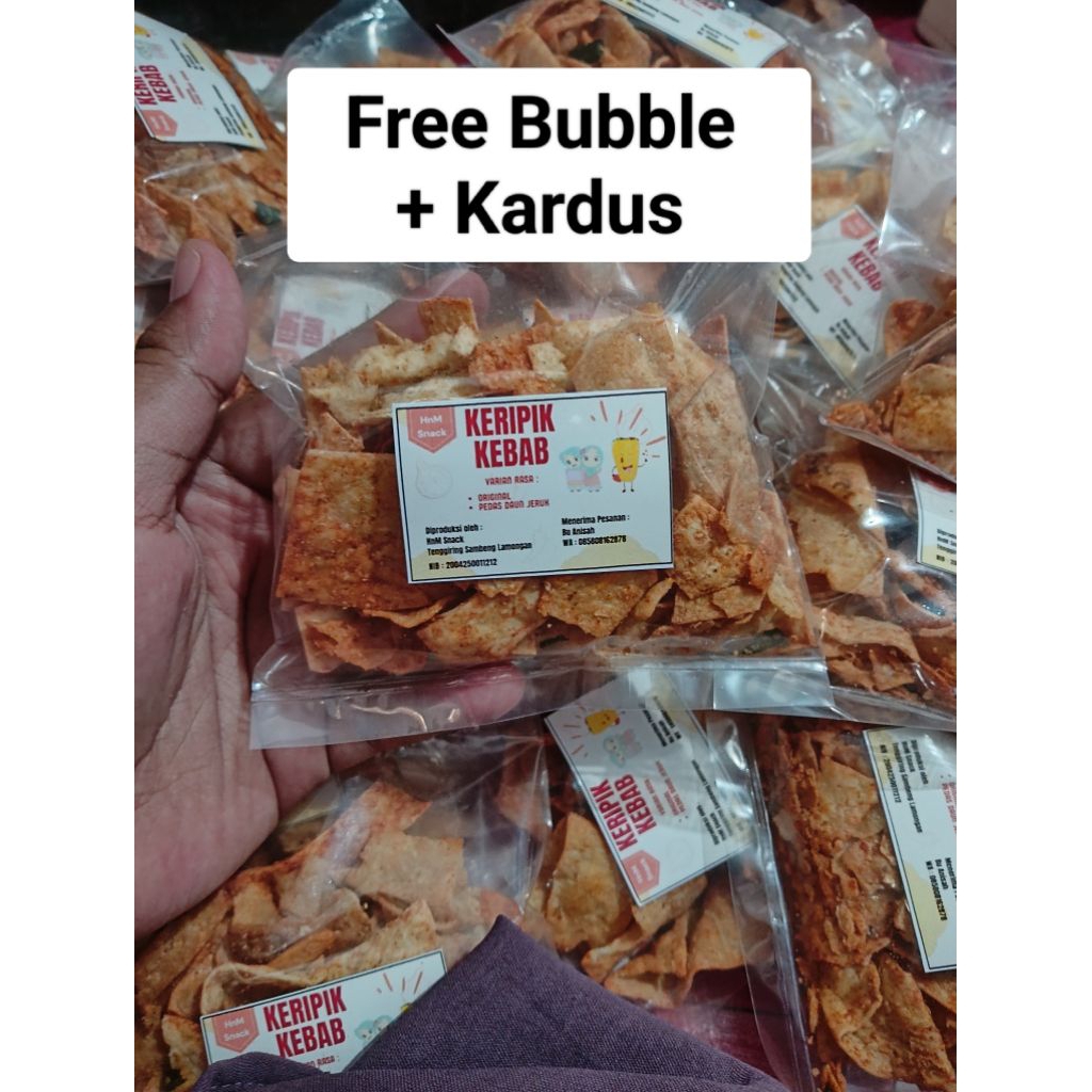 

Termurah || Keripik Kebab 2.000
