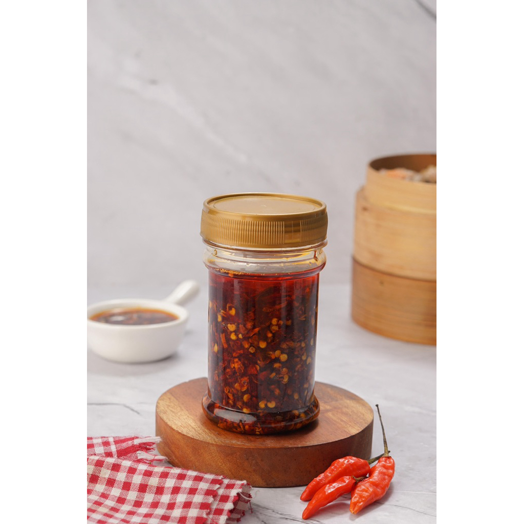 

Chili Oil kemasan botol 140 Gr