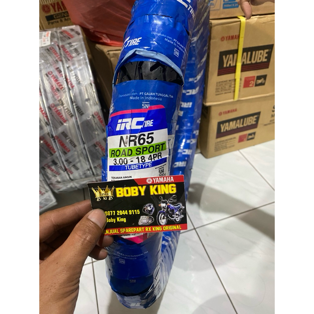 BAN LUAR IRC NR65 STANDAR RX KING TAHUN MUDA ORIGINAL