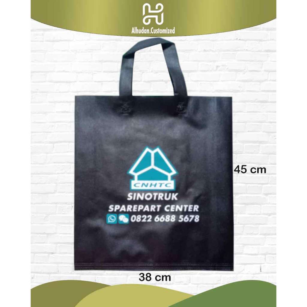 LINK Goodiebag Tas Kantong Spunbond Tas Seminar Sembako Belanja Custom sablon