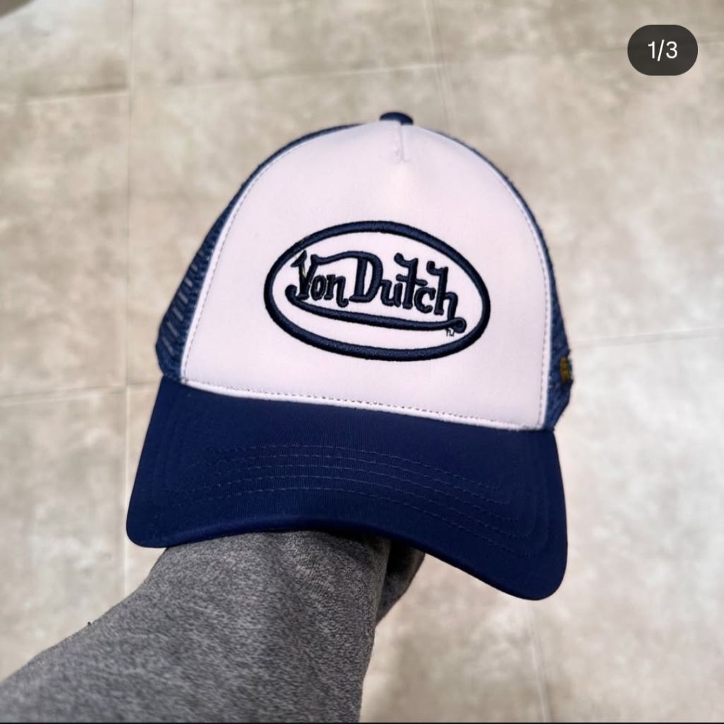 Topi Von Dutch Basic Dark Navy Trucker Original