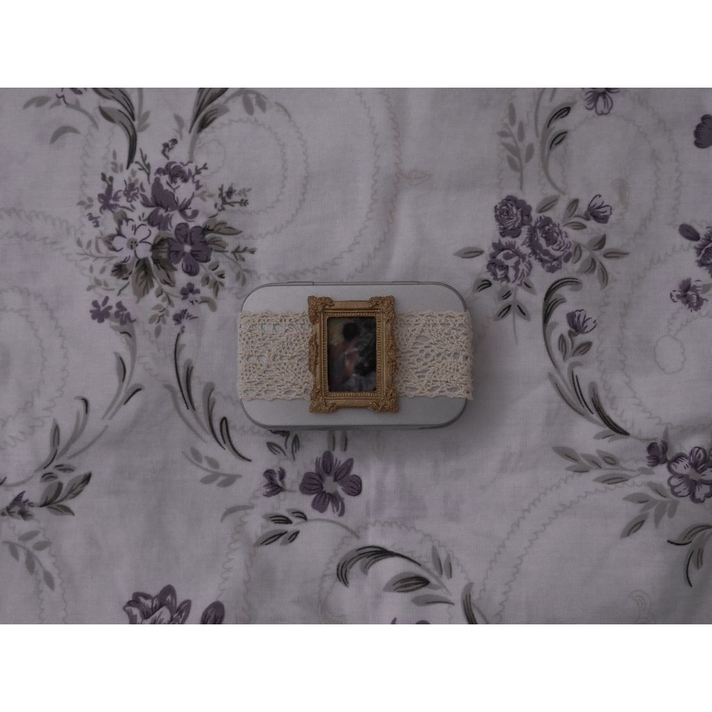 Altoids tin wallet | Tin wallet | Vintage trinket box "Portrait of Lady"