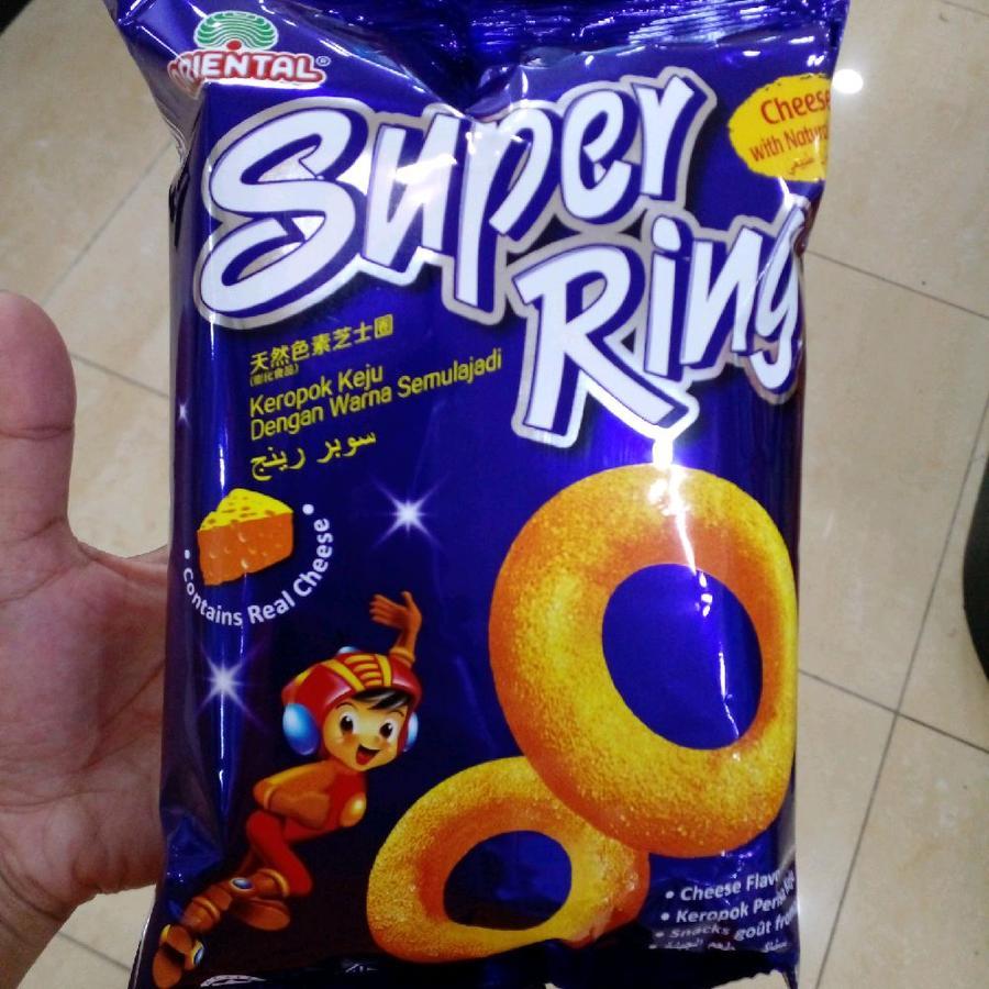 

KERUPUK ORIENTAL SUPER RING CHEESE SNACK 60 GR