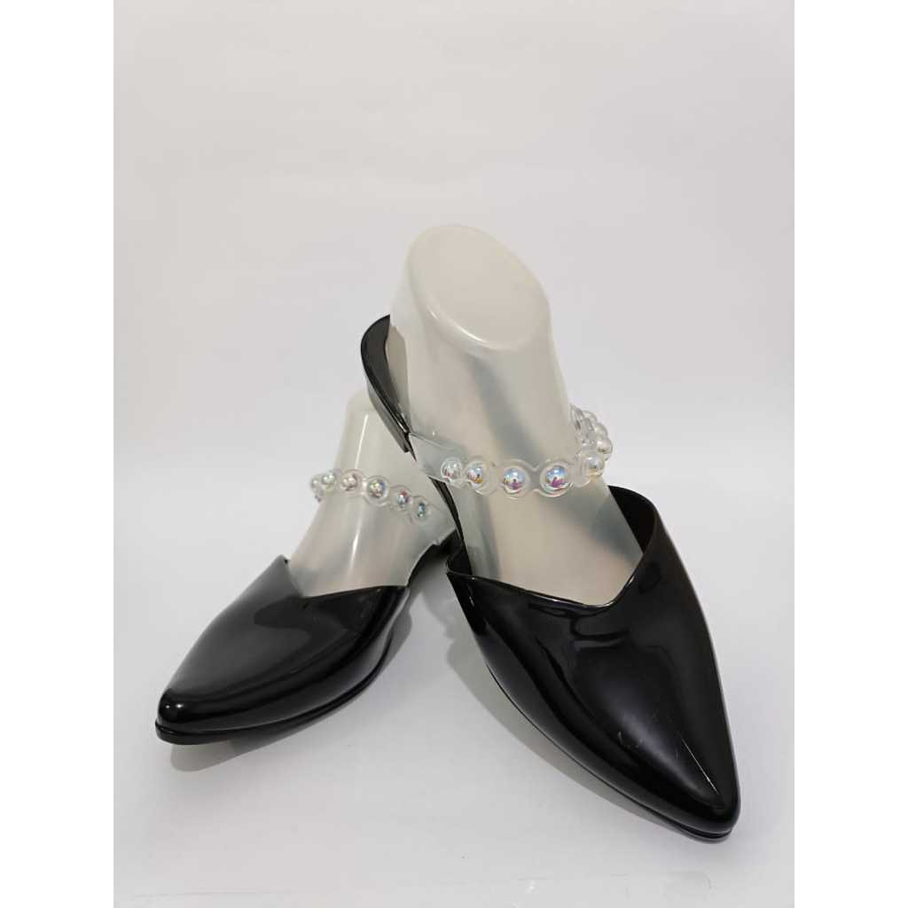 MILASE Mules Pansus Wanita Model Tali Mutiara