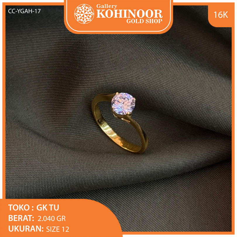 Cincin Motif Solitaire Gallery Kohinoor 19/07/25