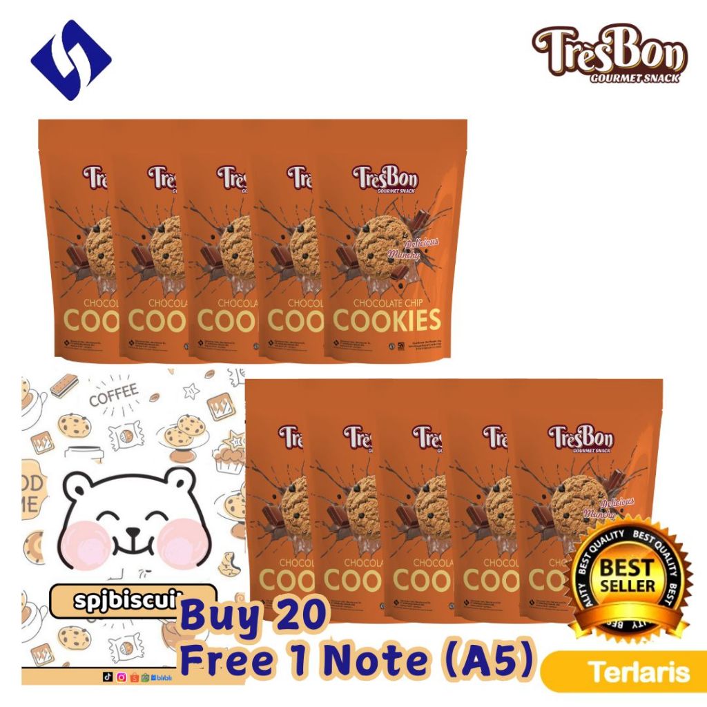 

Tresbon Cookies Chocochips - 10 Pouch