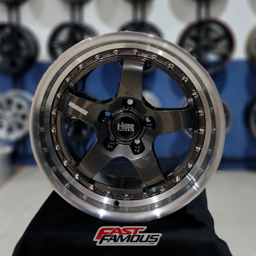 Velg racing samlong HSR R18 untuk innova xpander terios rush terios civic juke mazda6 dll, velg hsr