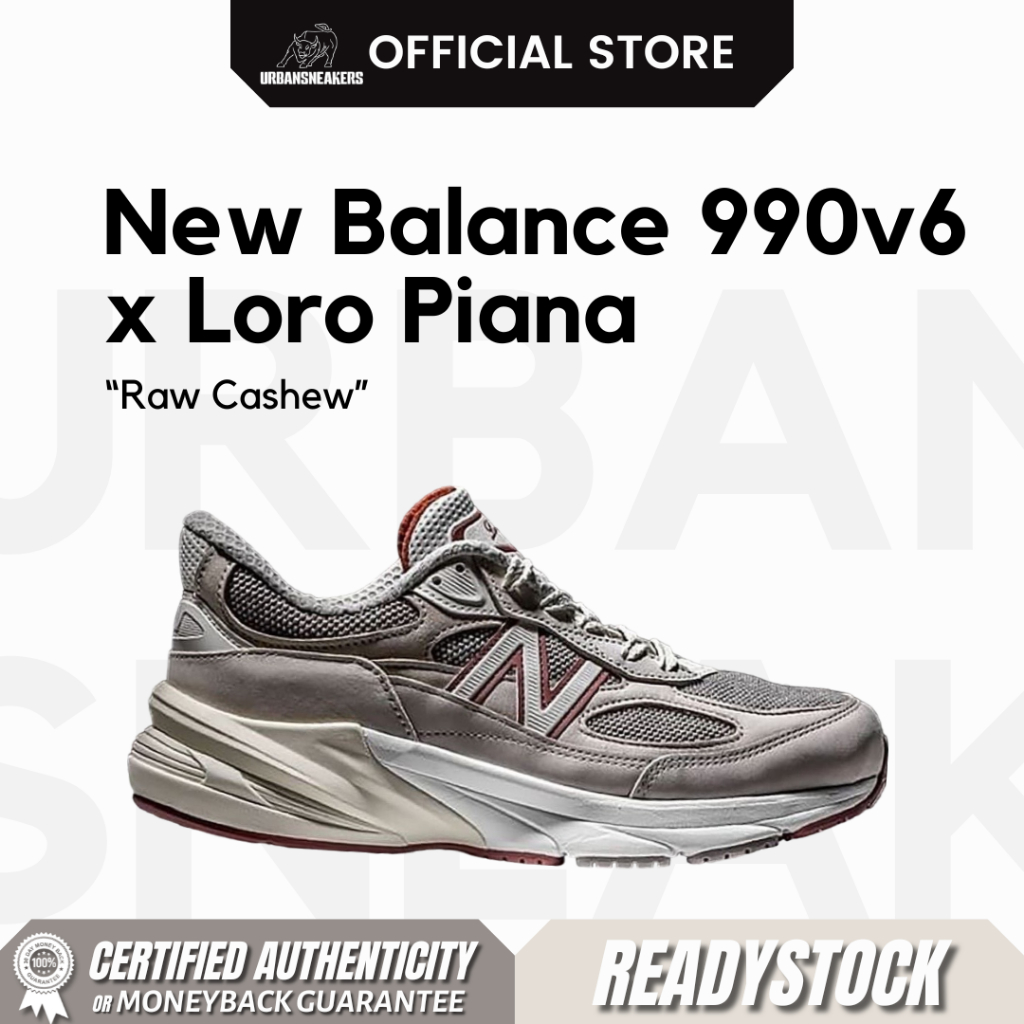 New Balance 990v6 MiUSA Loro Piana Raw Cashew | U990LP6