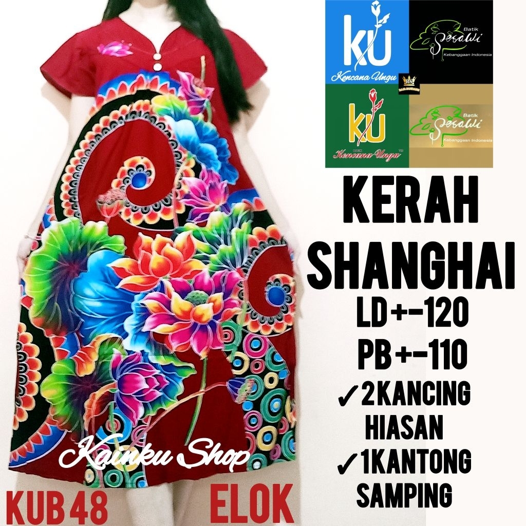 RAJA DASTER KERAH SHANGHAI DASTER KENCANA UNGU LABEL BIRU SESAWI ELOK KUB 48 KU GROSIR DASTER CANTIK