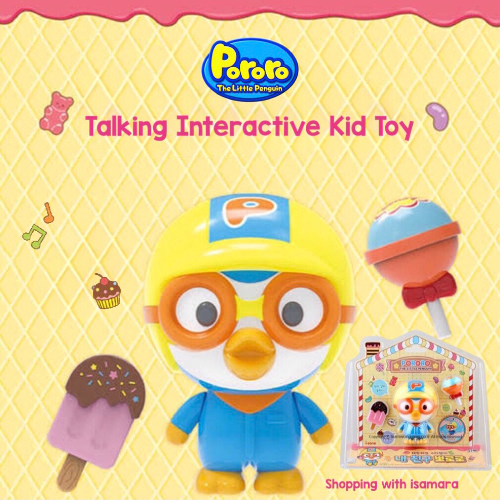 Pororo Talking Interactive Kid Toy / Mainan Figure