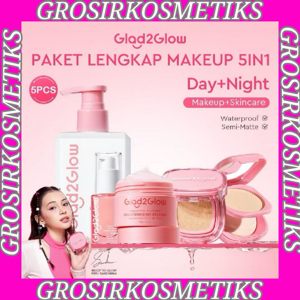 GLAD2GLOW CUSHION / GLAD2GLOW BEDAK PADAt/GLAD2GLOW CUSHION POWDER 2IN 1