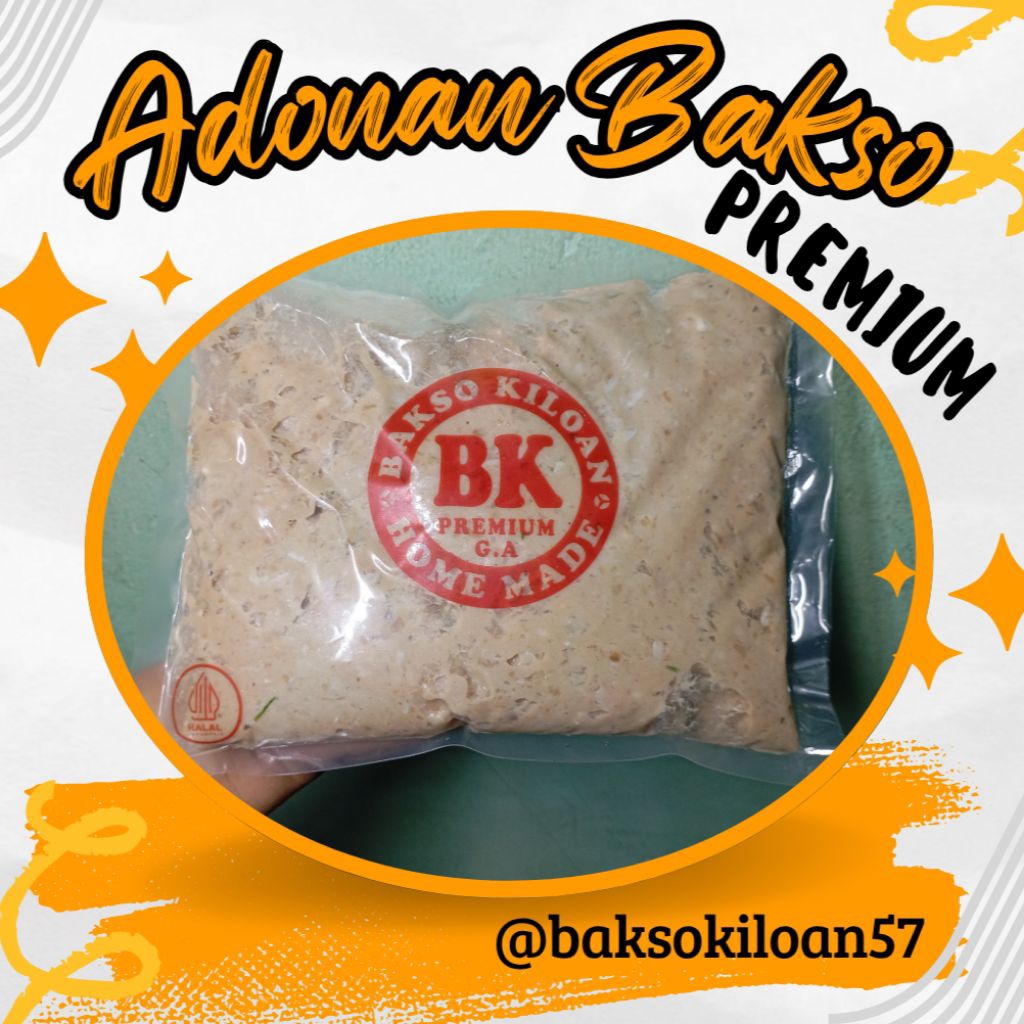 

Adonan Bakso Sapi Premium, Adonan Bahan Bakso @ 1kg