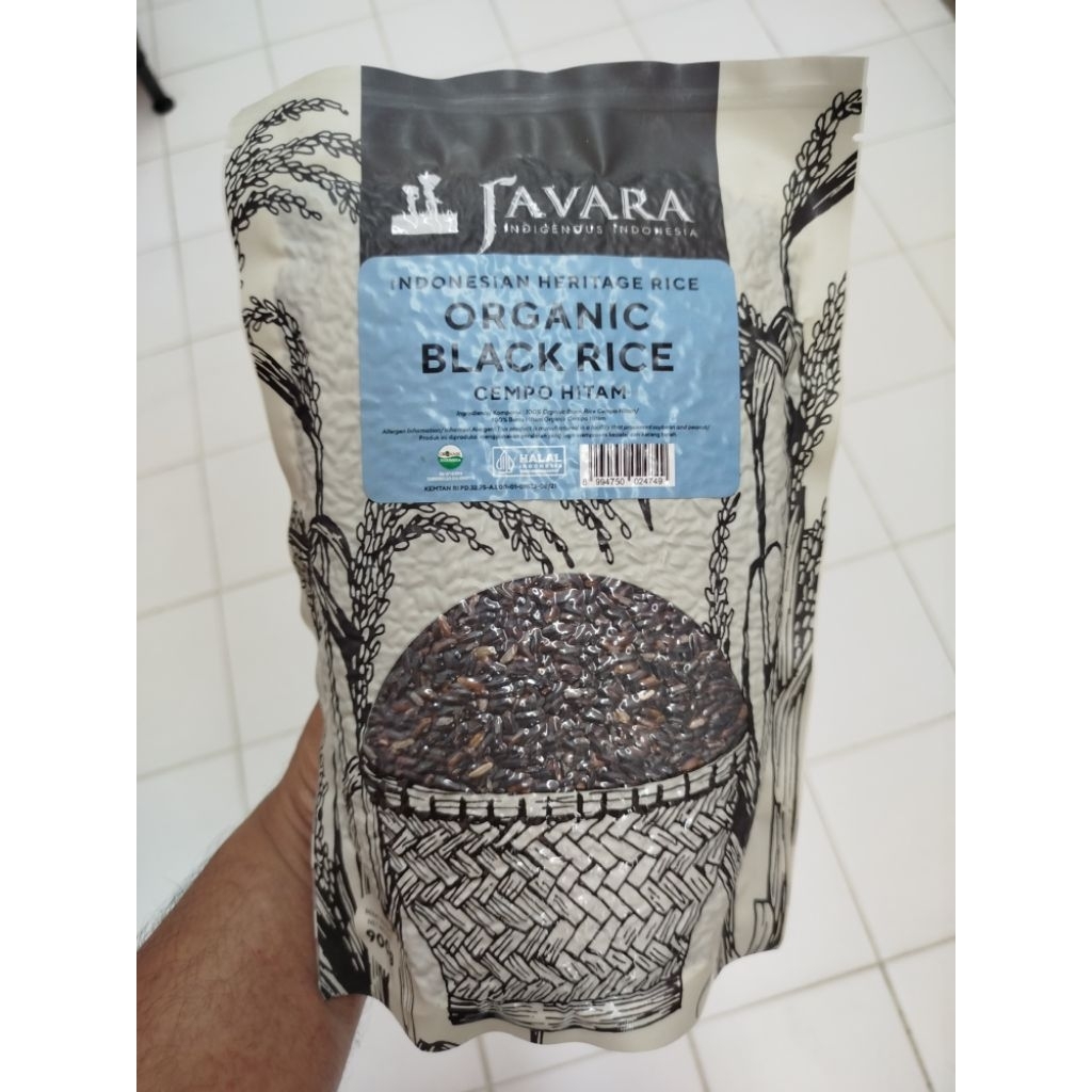 

JAVARA ORG CEMPO BLACK RICE 900G