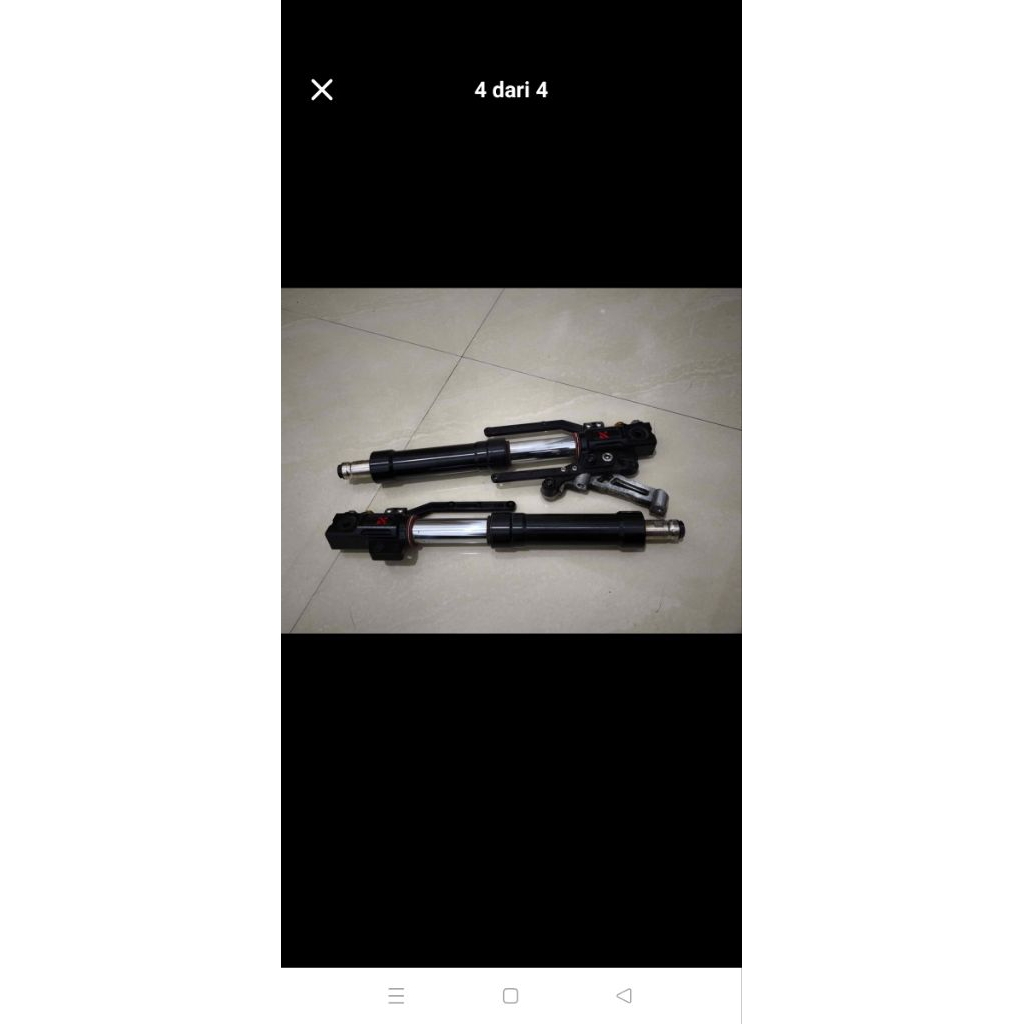 shockbreaker depan upside down matic.