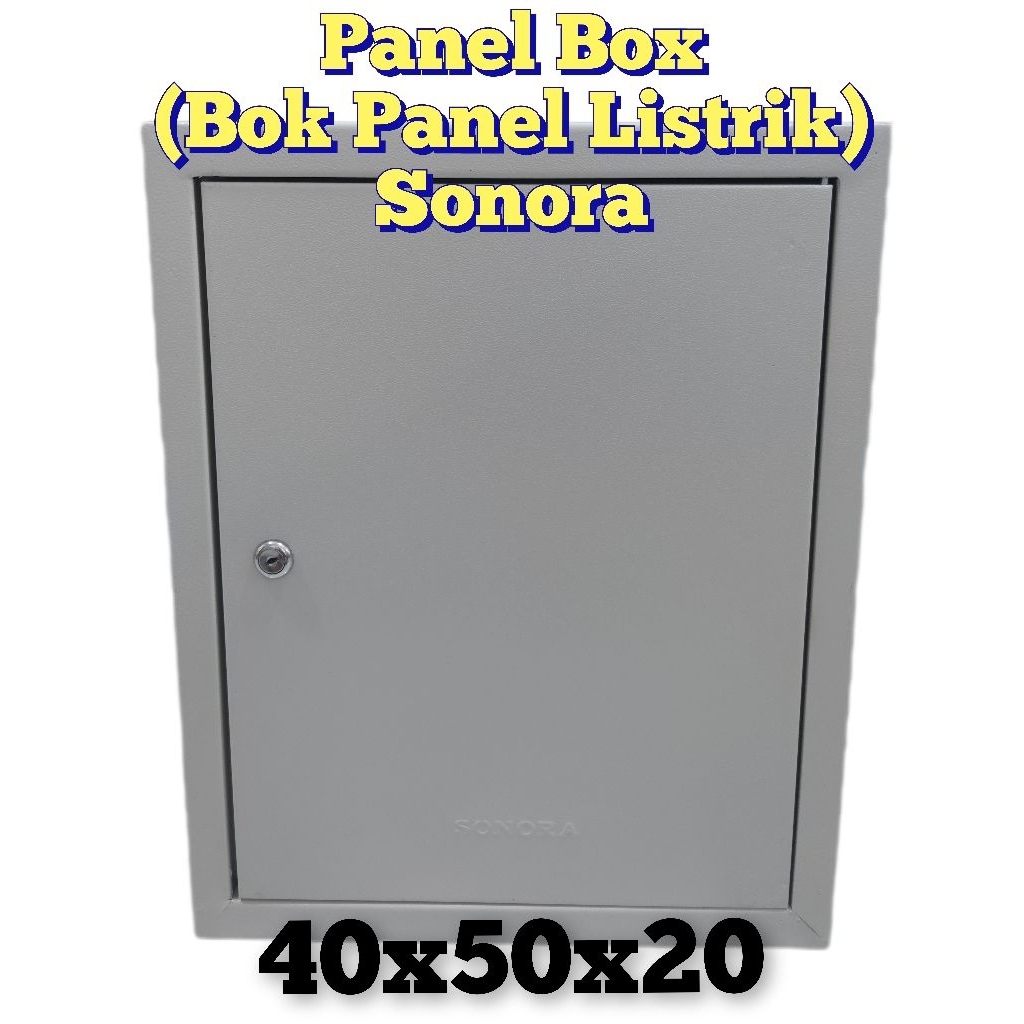 bok panel listrik panel box listrik sonora kunci putar ukuran 40x50x20