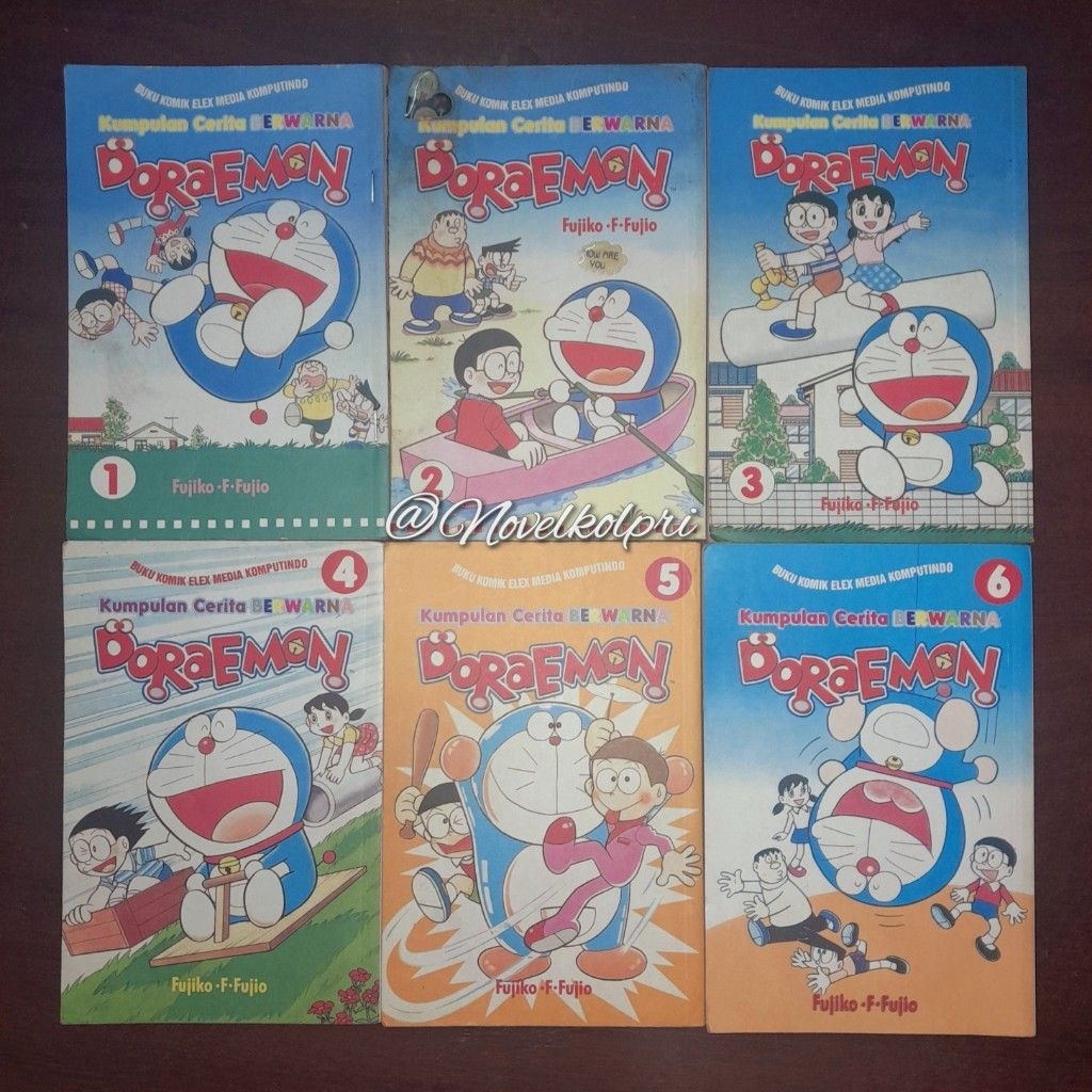 Komik Kumpulan Cerita Berwarna Doraemon 1-6 Tamat