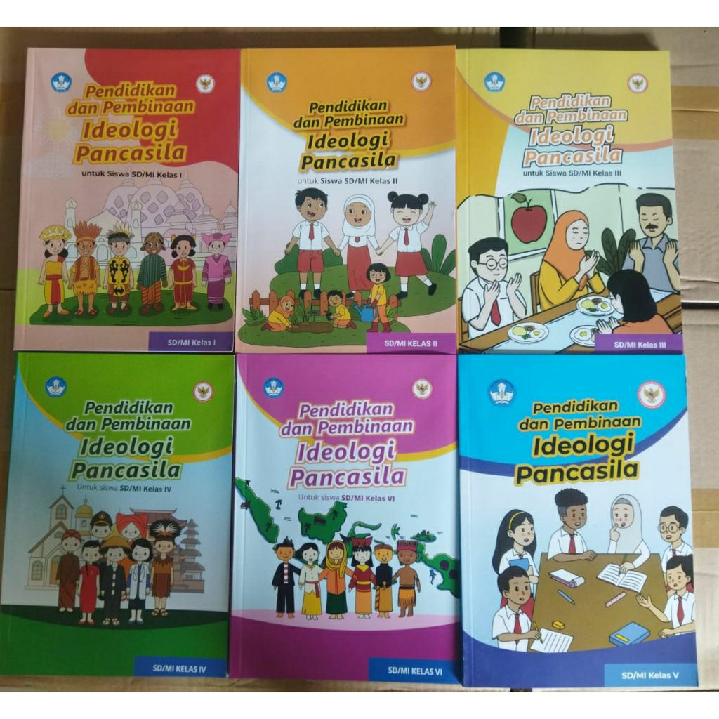 Buku Paket Siswa Pendididkan dan Pembinaan IDEOLOGI PANCASILA KELAS 1-6 KUMER